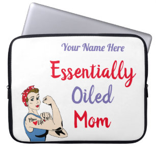 Funda Para Portátil Mamá esencialmente aceitada