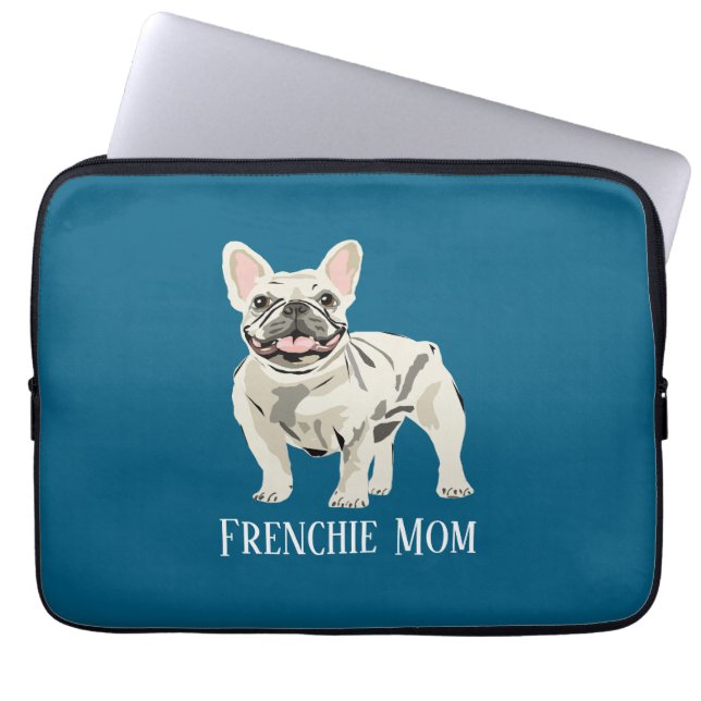 Funda Para Portátil Mamá Frenchie (Frente)