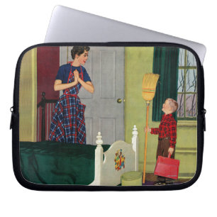 Funda Para Portátil ¡Mamá, limpié mi sitio!