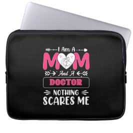 Funda Para Portátil Mamá médica, Médica divertida