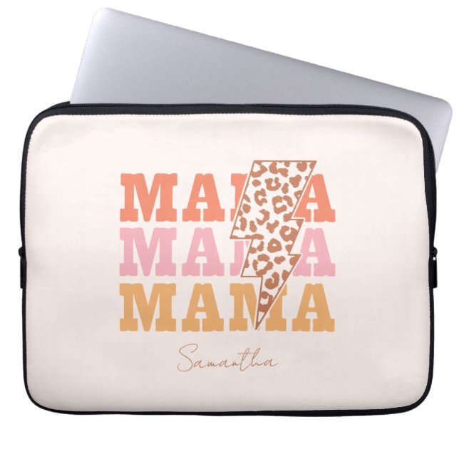 Funda Para Portátil Mamá repetida (Frente)