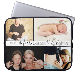 Funda Para Portátil Mamá, todos quieren   Dulce cita de múltiples foto