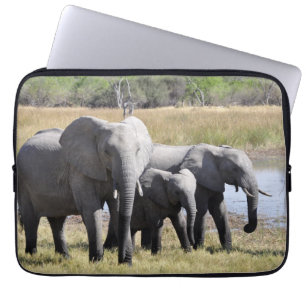 Funda Para Portátil Manadas del elefante de África