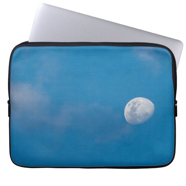Funda Para Portátil Mañana por la luna | Zambia, África (Frente)