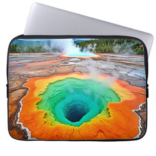 Funda Para Portátil Manantial Termal Vibrante: Arte Maravilla de la Ti