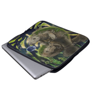 Funda Para Portátil Manatíes de equilibrio frágil