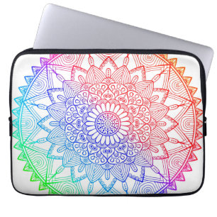 Funda Para Portátil Mandalá Arcoíris