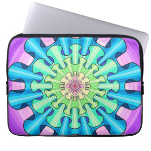 Funda Para Portátil Mandala arcoiris