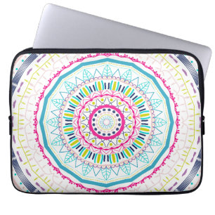 Funda Para Portátil mandala colorida