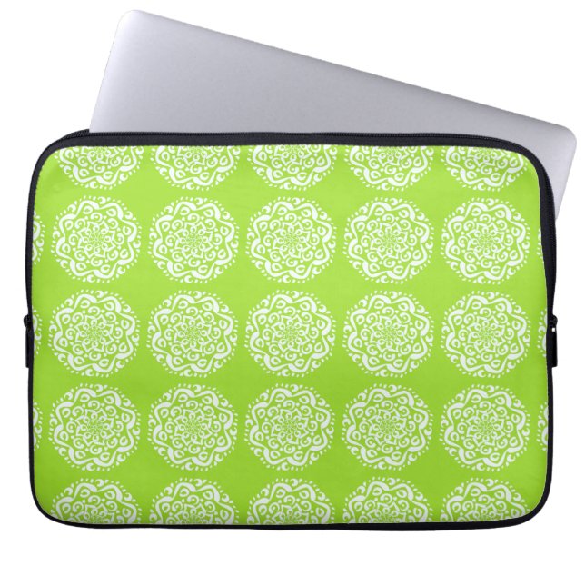 Funda Para Portátil Mandala de la cal (Frente)