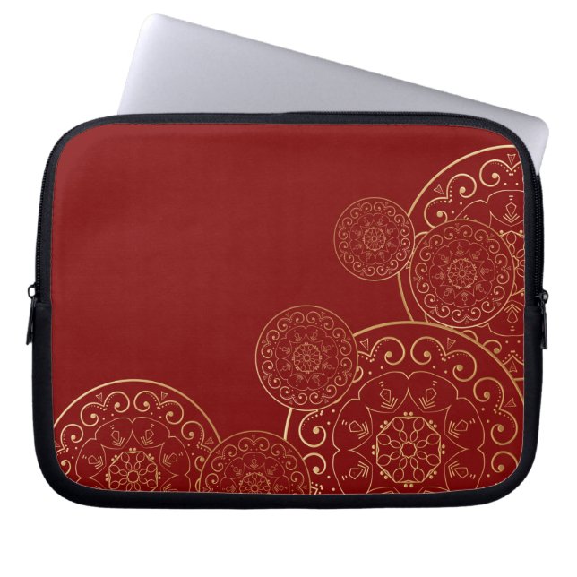 Funda Para Portátil Mandala de lujo 50 (Frente)
