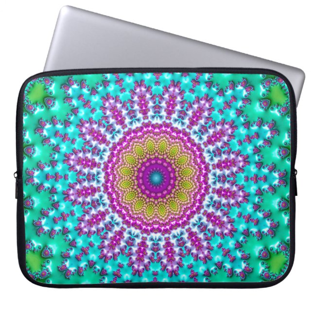 Funda Para Portátil Mandalá fractal 3 (Frente)