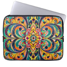 Mandalas Sinfonía de Color – Floral Psicodélico Au