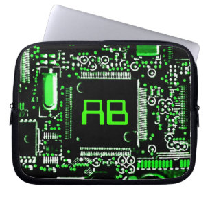 Funda Para Portátil Manga 10" del ordenador portátil del monograma del
