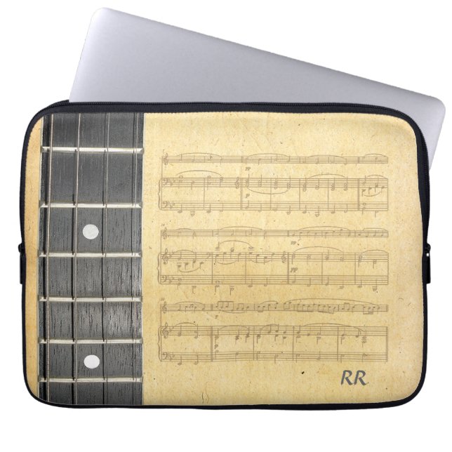 Funda Para Portátil Manga 14" del neopreno de la partitura de (Frente)
