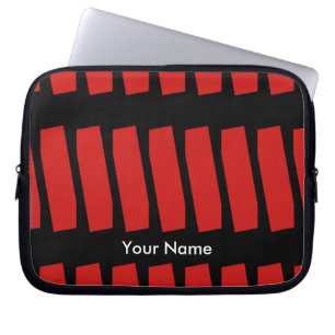 Funda Para Portátil Manga abstracta, rojo y negro del ordenador
