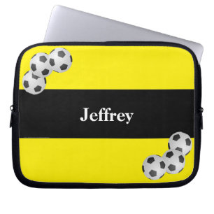 Funda Para Portátil Manga, amarillo y negro del ordenador portátil de
