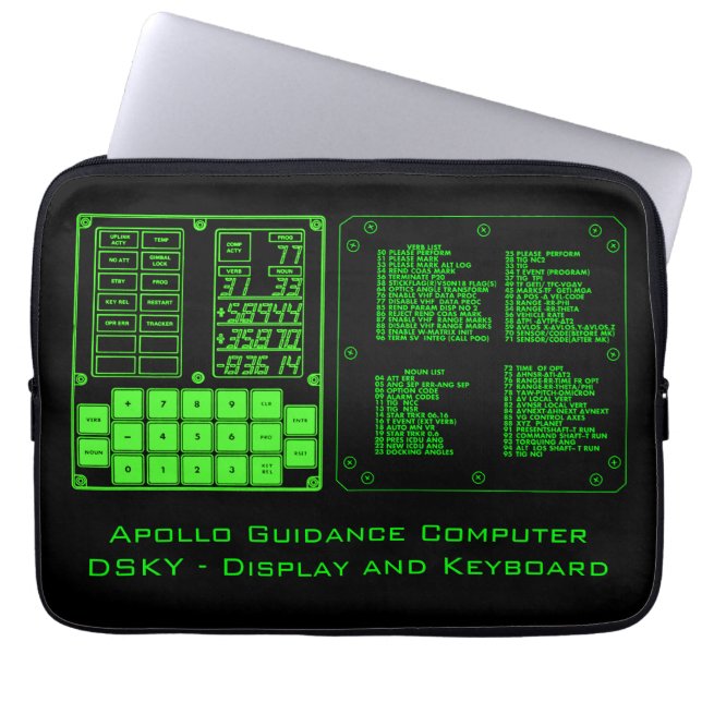 Funda Para Portátil Manga Apollo Guidance para portátiles de 13" (Frente)