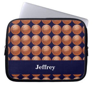 Funda Para Portátil Manga Bkgrnd azul marino del ordenador portátil