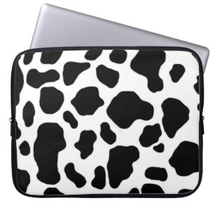 Funda Para Portátil Manga blanco y negro del ordenador portátil de la