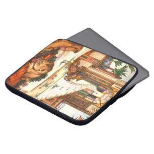 Funda Para Portátil Manga de computadora de leones indios