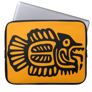 Funda Para Portátil Manga de computadora del antiguo Motif Mexicano pa