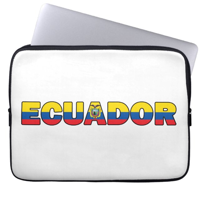 Funda Para Portátil Manga de Ecuador (Frente)