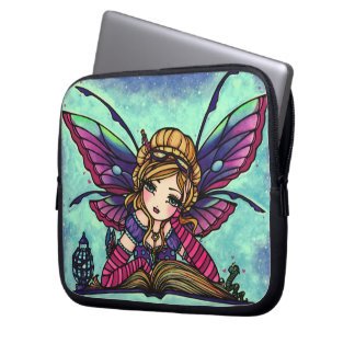 Funda Para Portátil Manga de hadas Hannah Lynn del arte de la fantasía
