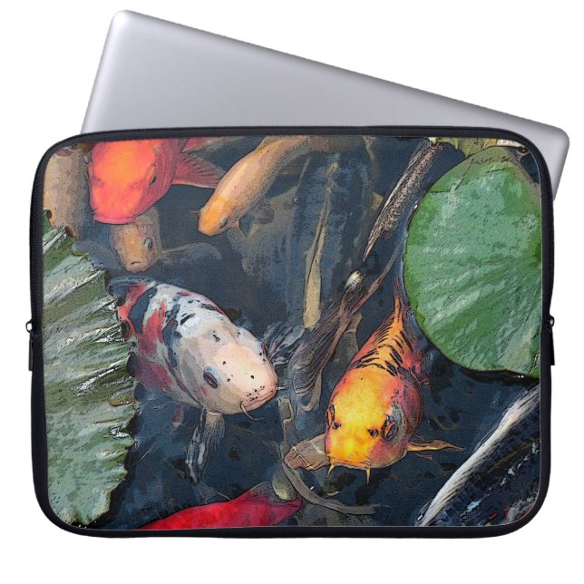 Funda Para Portátil Manga de Koi (Frente)