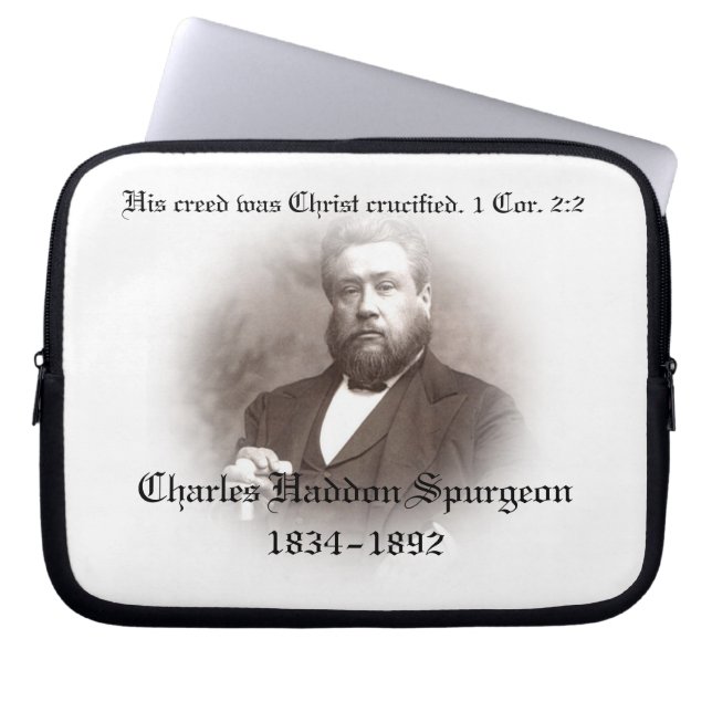 Funda Para Portátil Manga de la electrónica de Charles Haddon Spurgeon (Frente)