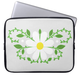 Funda Para Portátil Manga de la laptop Daisy floral