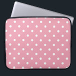 Funda Para Portátil Manga de la laptop de punto rosado Rosa<br><div class="desc">Un bello tono rosa con un toque de color rosa que lo hace más oscuro para nombres más brillantes y claros.    Algunos de los productos también incorporan puntos de polka rosa y blanco.   Son un lienzo en blanco listo para tu texto o imagen.</div>