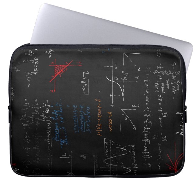 Funda Para Portátil Manga de la laptop matemática (Frente)