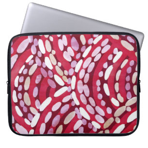 Funda Para Portátil Manga de la laptop púrpura blanca media círculo do