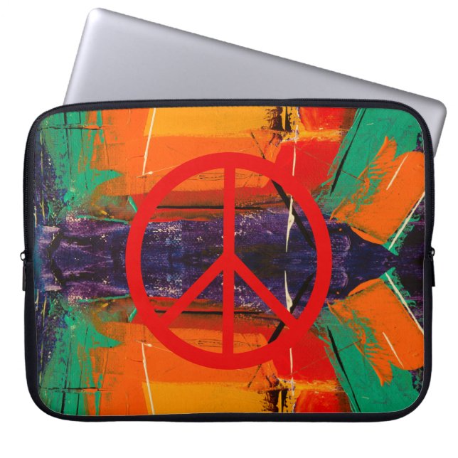 Funda Para Portátil Manga de laptops de Peace & Graffiti (Frente)