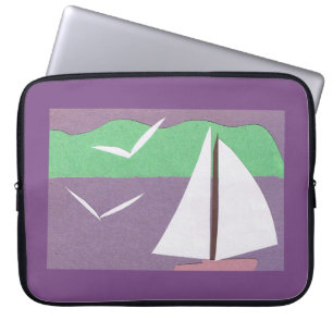 Funda Para Portátil Manga de ordenador con diseño de barco de vela