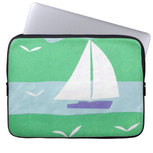 Funda Para Portátil Manga de ordenador con diseño de barco de vela