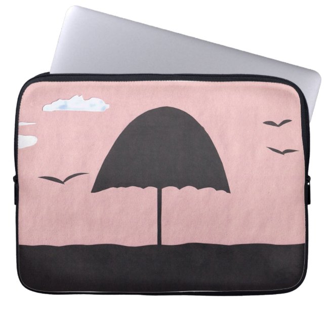 Funda Para Portátil Manga de ordenador con escenas de playa (Frente)