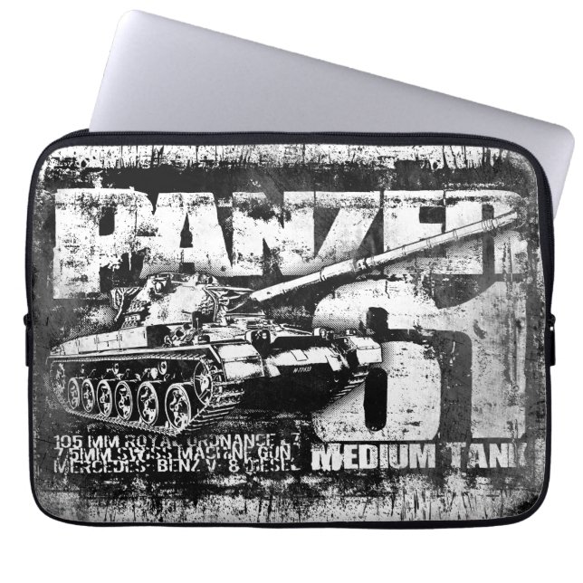 Funda Para Portátil Manga de PC Panzer 61 (Frente)