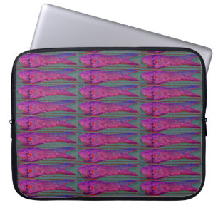 Funda Para Portátil manga de pez morado