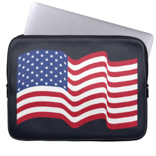 Funda Para Portátil Manga de portátil Bandera de Estados Unidos