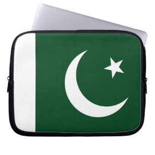 Funda Para Portátil Manga de portátil con bandera de Pakistán