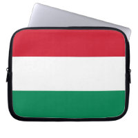Manga de portátil de bandera húngara