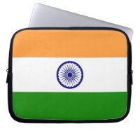 Manga de portátil de bandera india