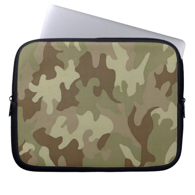 Funda Para Portátil Manga de portátil de camuflaje (Frente)