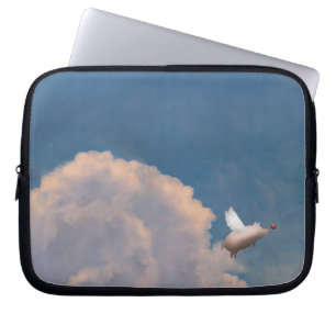 Funda Para Portátil manga de portátil de cerdo volante