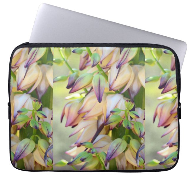 Funda Para Portátil manga de portátil de flores de yucca (Frente)