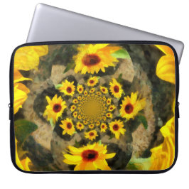 Funda Para Portátil Manga de portátil de girasoles infinitos