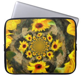 Funda Para Portátil Manga de portátil de girasoles infinitos
