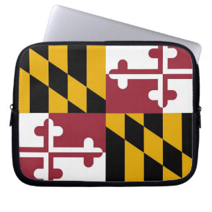 Funda Para Portátil Manga de portátil de la bandera del estado de Mary